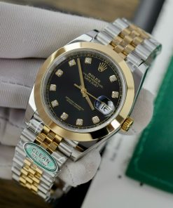Rolex Datejust 126303 Black Dial Replica Watch Clean Factory 41mm (3)