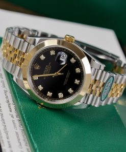 Rolex Datejust 126303 Black Dial Replica Watch Clean Factory 41mm (3)