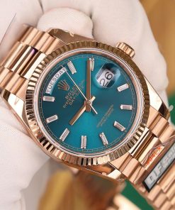 Rolex Day-Date 128235 Best Replica Watch President Strap Weight 158gram QF Factory 36mm (2)