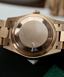 Rolex Day-Date 128235 Green Aventurine Dial Gold Wrapped & Moissanite (11)