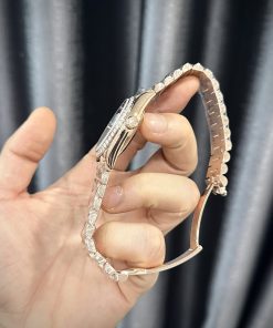 Rolex Day-Date 128235 Turquoise Diamond Dial Gold Wrapped & Moissanite 36mm (5)