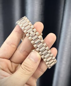 Rolex Day-Date 128235 Turquoise Diamond Dial Gold Wrapped & Moissanite 36mm (5)