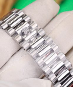 Rolex Day-Date 128236 Best Replica Watch Blue Dial Weight 158gram QF Factory 36mm (2)