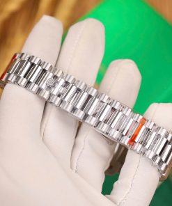 Rolex Day-Date 128236 Replica Watch Ice Blue Dial Weight 158gram QF Factory 36mm (2)