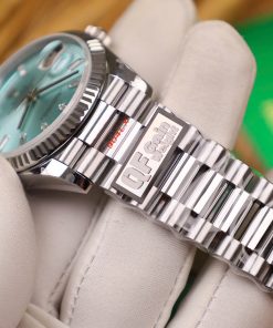 Rolex Day-Date 128236 Replica Watch Ice Blue Dial Weight 158gram QF Factory 36mm (2)