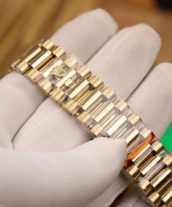 Rolex Day-Date 128238 Best Replica Watch Green Dial Weight 158gram QF Factory 36mm (2)