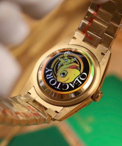 Rolex Day-Date 128238 Best Replica Watch Green Dial Weight 158gram QF Factory 36mm (2)