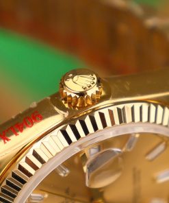 Rolex Day-Date 128238 Best Replica Watch Yellow Dial Weight 158gram QF Factory 36mm (2)