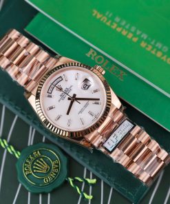 Rolex Day-Date 128238 Replica Watch Dial Mother Of Pearl Weight 158 Grams QF Factory 36mm (2)