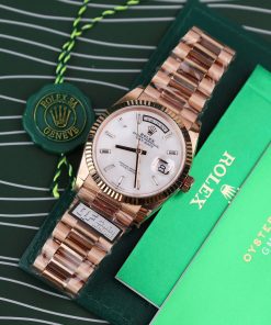 Rolex Day-Date 128238 Replica Watch Dial Mother Of Pearl Weight 158 Grams QF Factory 36mm (2)