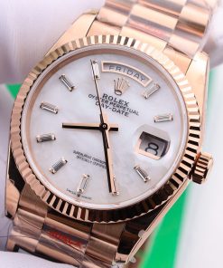 Rolex Day-Date 128238 Replica Watch Dial Mother Of Pearl Weight 158 Grams QF Factory 36mm (2)
