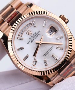 Rolex Day-Date 128238 Replica Watch Dial Mother Of Pearl Weight 158 Grams QF Factory 36mm (2)