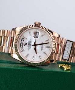 Rolex Day-Date 128238 Replica Watch Dial Mother Of Pearl Weight 158 Grams QF Factory 36mm (2)