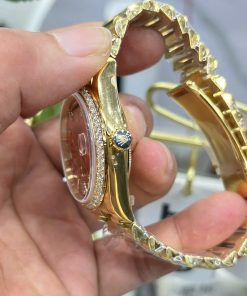 Rolex Day-Date 128398TBR Carnelian Dial RA Factory Best Replica 36mm (1)