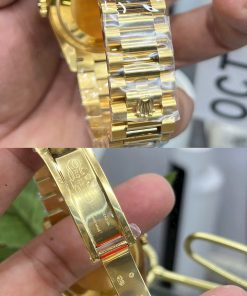 Rolex Day-Date 128398TBR Carnelian Dial RA Factory Best Replica 36mm (1)