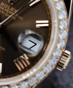 Rolex Day-Date 18K Gold Wrapped Bezel Moissanite Diamonds GM V3 40mm (13)