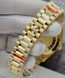 Rolex Day-Date 18K Gold Wrapped Custom Moissanite Diamonds GM V3