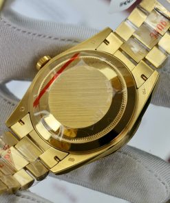 Rolex Day-Date 18K Gold Wrapped Customs Bezel Moissanite GM V3 40mm (1)