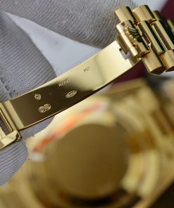 Rolex Day-Date 18K Gold Wrapped Customs Bezel Moissanite GM V3 40mm (1)