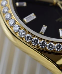 Rolex Day-Date 18K Gold Wrapped Customs Bezel Moissanite GM V3 40mm (1)