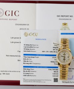 Rolex Day-Date 18K Gold Wrapped Customs Moissanite Diamonds GM V3 (12)