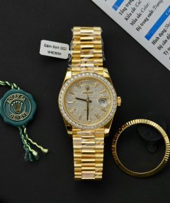 Rolex Day-Date 18K Gold Wrapped Customs Moissanite Diamonds GM V3 (12)