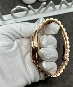 Rolex Day-Date 18K Real Gold Customs Natural Diamonds 40mm (1)