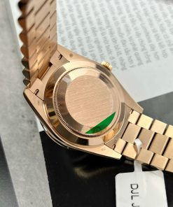 Rolex Day-Date 18K Rose Gold Wrapped Custom Moissanite GM Factory 40mm (1)