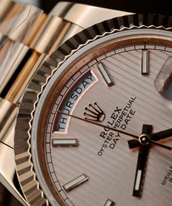 Rolex Day-Date 228235 18K Gold Wrapped Best Replica GM Factory V3 40mm (12)