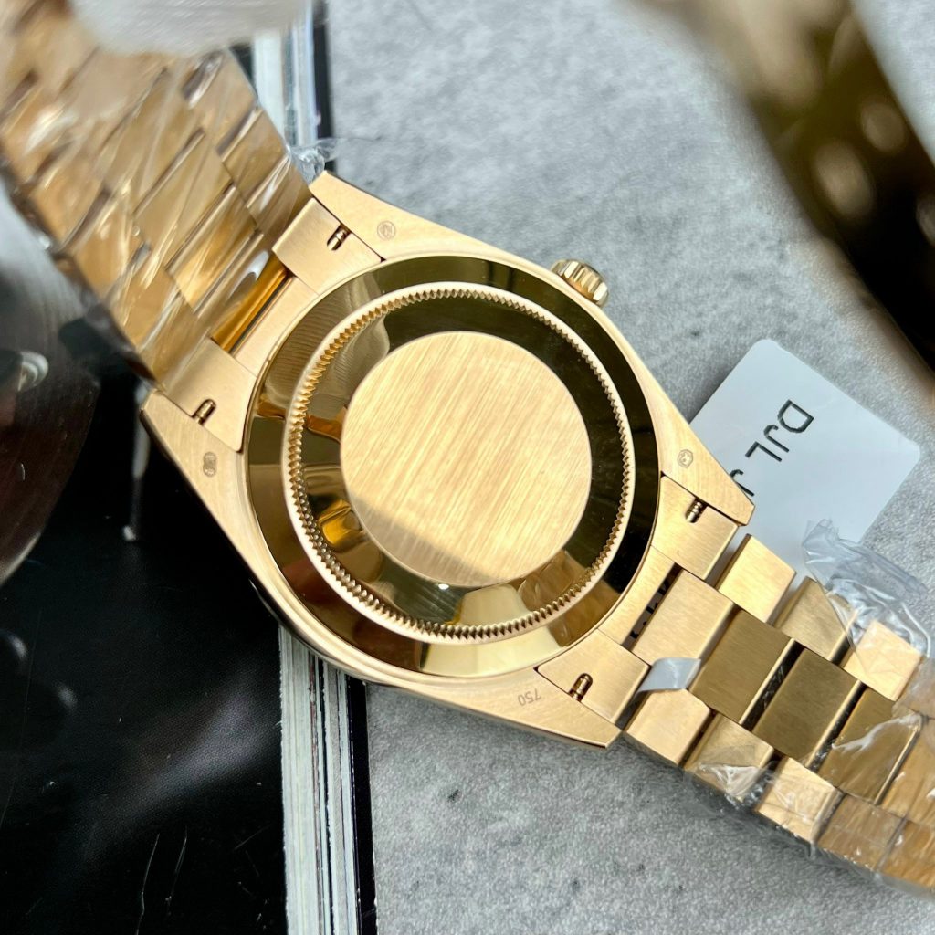Rolex Day-Date 228235 18K Gold Wrapped Olive Dial Replica Watches GM 40mm