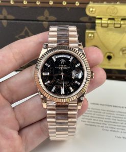 Rolex Day-Date 228235 Best Replica Watch Lava Dial 185 grams QF Factory 40mm (1)