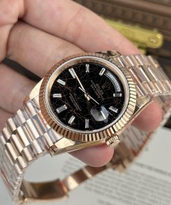 Rolex Day-Date 228235 Best Replica Watch Lava Dial 185 grams QF Factory 40mm (1)