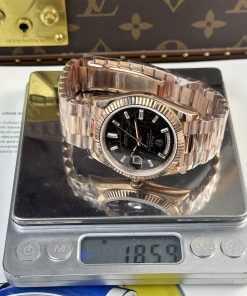 Rolex Day-Date 228235 Best Replica Watch Lava Dial 185 grams QF Factory 40mm (1)