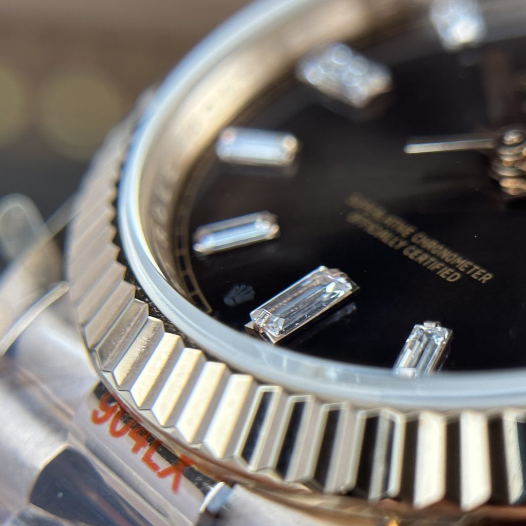 Rolex Day-Date 228235 Chocolate Dial Replica Watches 185gram QF Factory 40mm (2)