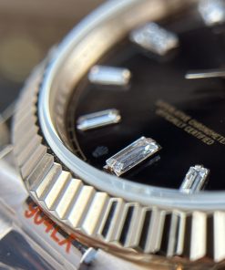 Rolex Day-Date 228235 Chocolate Dial Replica Watches 185gram QF Factory 40mm (2)