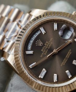 Rolex Day-Date 228235 Chocolate Dial Set-Diamonds 179Grams GM Factory (2)
