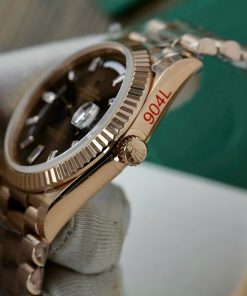Rolex Day-Date 228235 Chocolate Dial Set-Diamonds 179Grams GM Factory (2)
