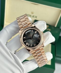Rolex Day-Date 228235 Gray Ombre Gold Wrapped 186 Grams QF Factory 40mm (5)