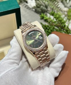 Rolex Day-Date 228235 Replica Watches Custom Diamonds Moissanite 40mm (1)