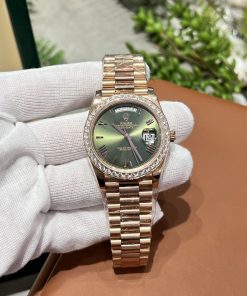 Rolex Day-Date 228235 Replica Watches Custom Diamonds Moissanite 40mm (1)