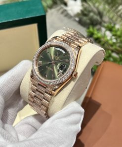 Rolex Day-Date 228235 Replica Watches Custom Diamonds Moissanite 40mm (1)