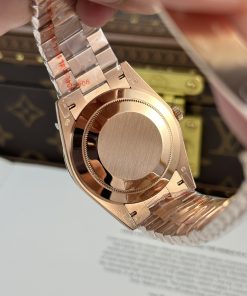 Rolex Day-Date 228235 Rose Gold Color Best Replica Watch 185gram QF Factory 40mm (2)
