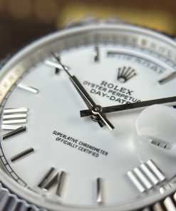 Rolex Day-Date 228236 Best Replica Watch White Dial 185 Gram QF Factory 40mm (2)