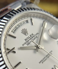 Rolex Day-Date 228236 Best Replica Watch White Dial 185 Gram QF Factory 40mm (2)