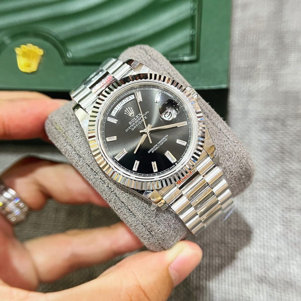 Rolex Day-Date 228236 Black Dial 168gram GM Factory Best Quality 40mm (5)