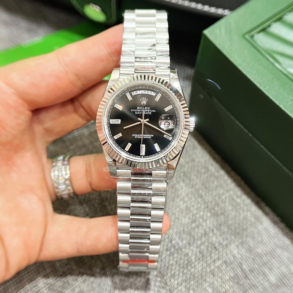 Rolex Day-Date 228236 Black Dial 168gram GM Factory Best Quality 40mm (5)