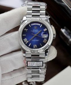 Rolex Day-Date 228236 Blue Ombre Best Replica 186 Grams QF Factory 40mm (4)