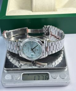 Rolex Day-Date 228236 Ice Blue Dial 175 gram GM Factory V3 Best Quality 40mm (7)