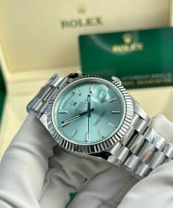 Rolex Day-Date 228236 Ice Blue Dial Best Replica GM Factory 40mm (3)