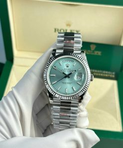 Rolex Day-Date 228236 Ice Blue Dial Best Replica GM Factory 40mm (3)